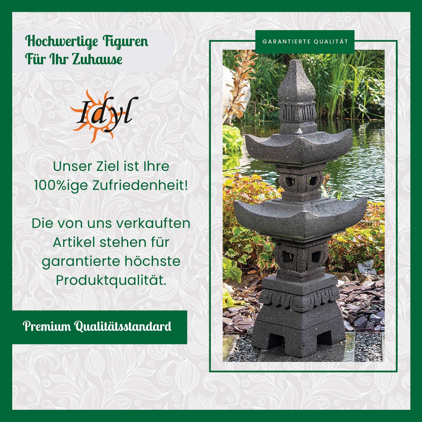 IDYL Bronze-Skulptur Moderen Figur DNA | 53 x 13 x 13 cm | Dekoration aus Bronze handgefertigt | Gartenskulptur oder Wohnbereich-Dekoration | Hochwertiges Kunsthandwerk | Wetterfest